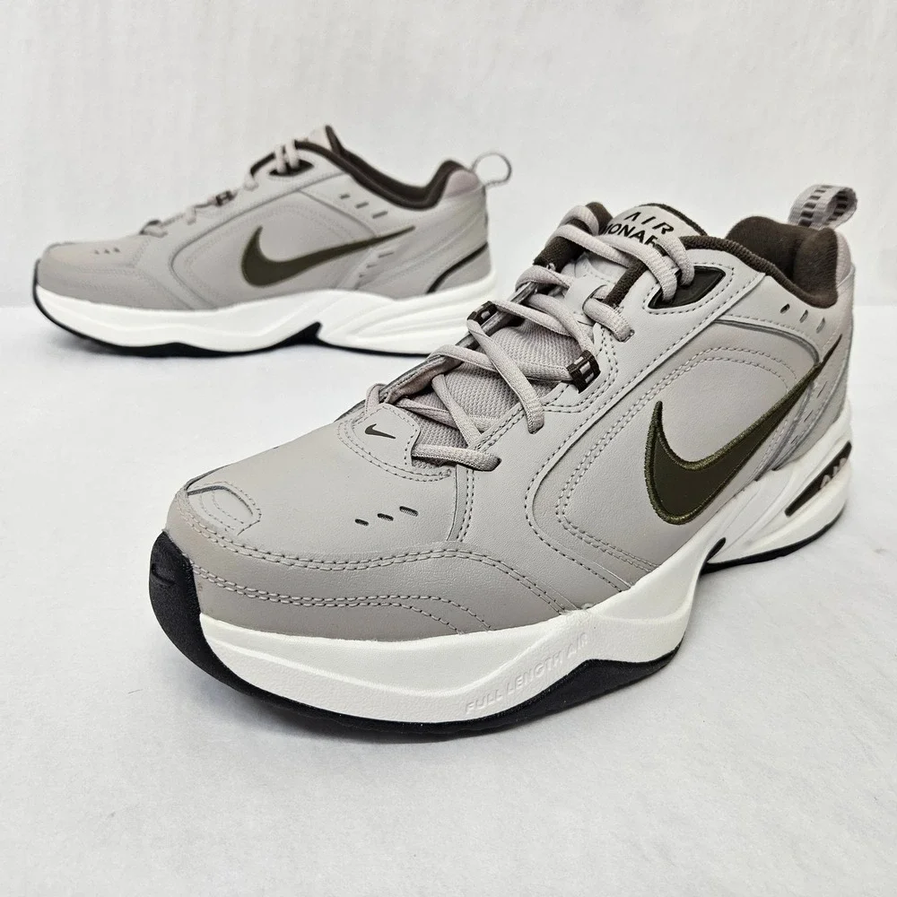 Nike Air Monarch IV Training Shoes 415445-200 Gray Green Mens Size 10.5